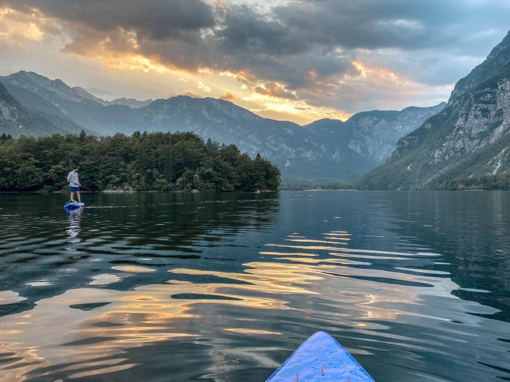 Jezioro Bohinj Slowenia